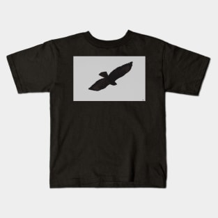 Buzzard Silhouette Kids T-Shirt